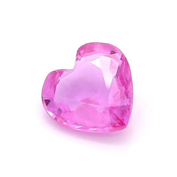 1.55 Carat Pink Heart Sapphire
