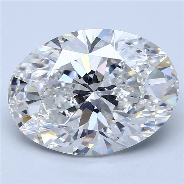 7.08ct F VS1 Rare Carat Ideal Cut Oval Lab Grown Diamond