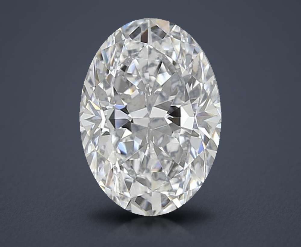 0.66 Carat Oval Lab Diamond