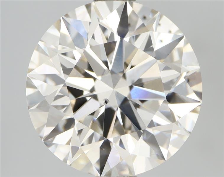 2.56ct K VS2 Rare Carat Ideal Cut Round Diamond