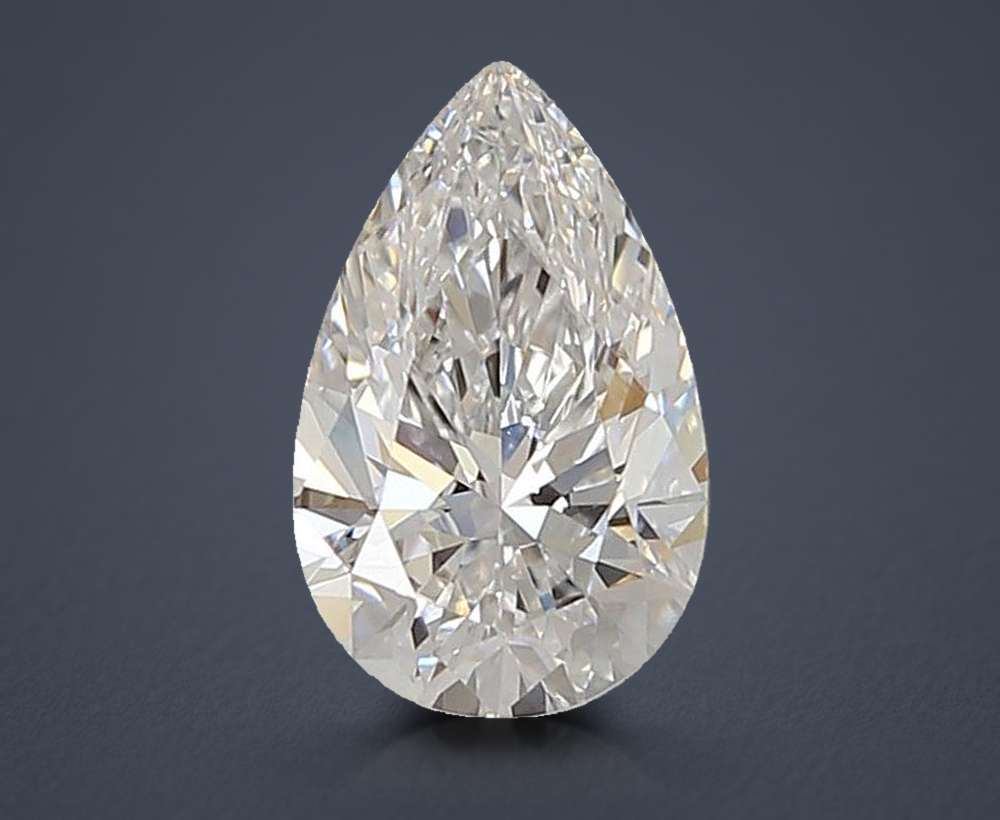 1.44 Carat Pear Lab Diamond