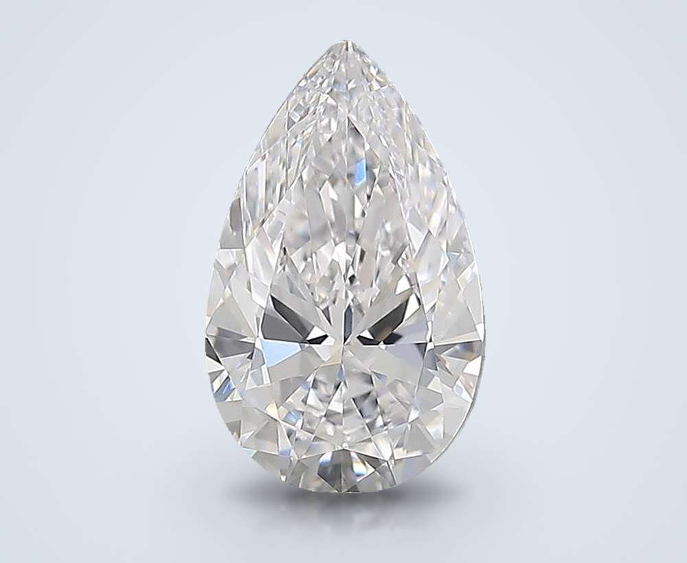 1.71 Carat Pear Natural Diamond