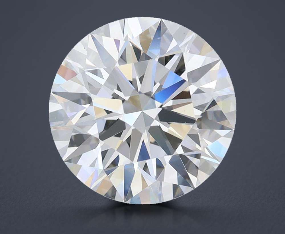 3.47 Carat Round Lab Diamond