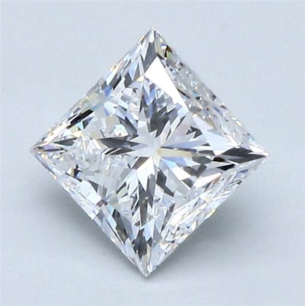 1.34ct E VS1 Very Good Cut Princess Lab Grown Diamond