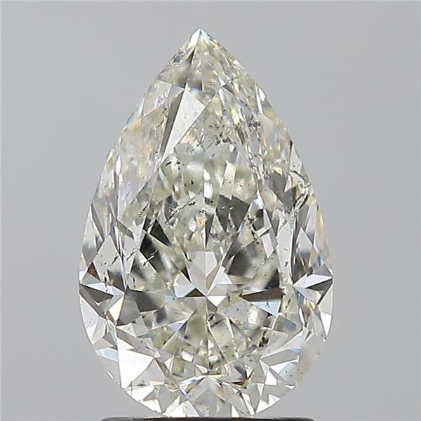 2.02ct J SI2 Rare Carat Ideal Cut Pear Diamond