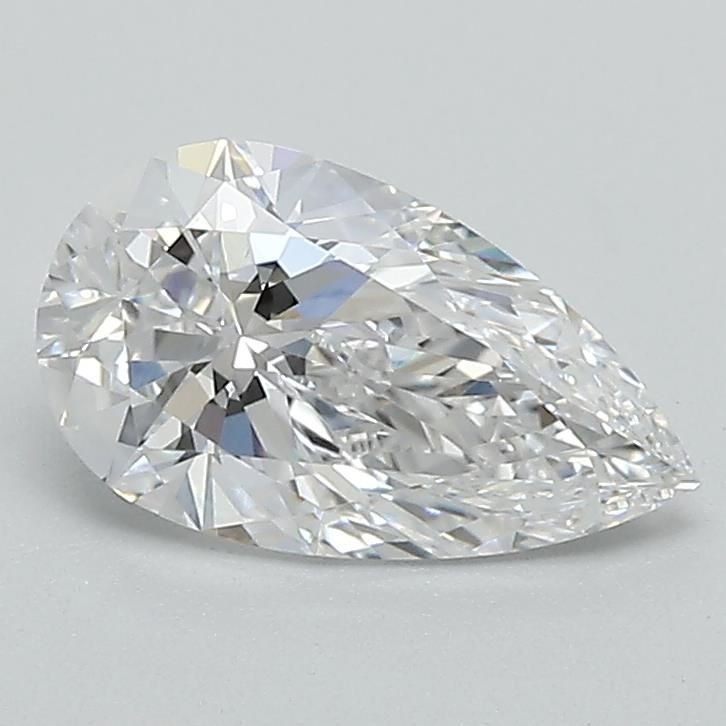 1.07ct D VVS2 Rare Carat Ideal Cut Pear Lab Grown Diamond