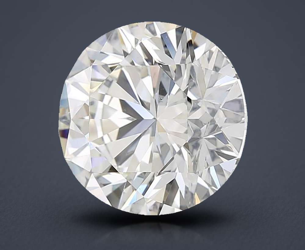 3.21 Carat Round Natural Diamond