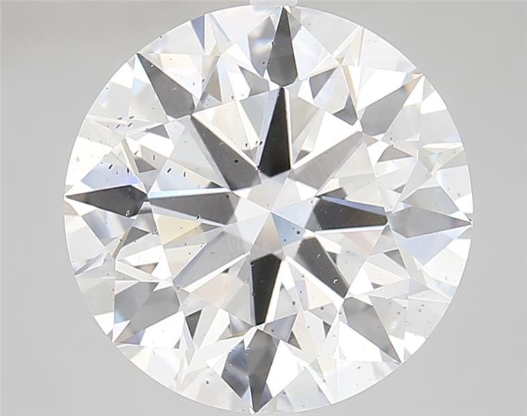 7.01ct F SI1 Rare Carat Ideal Cut Round Lab Grown Diamond