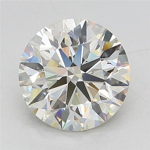 2.60ct J VS1 Excellent Cut Round Lab Grown Diamond