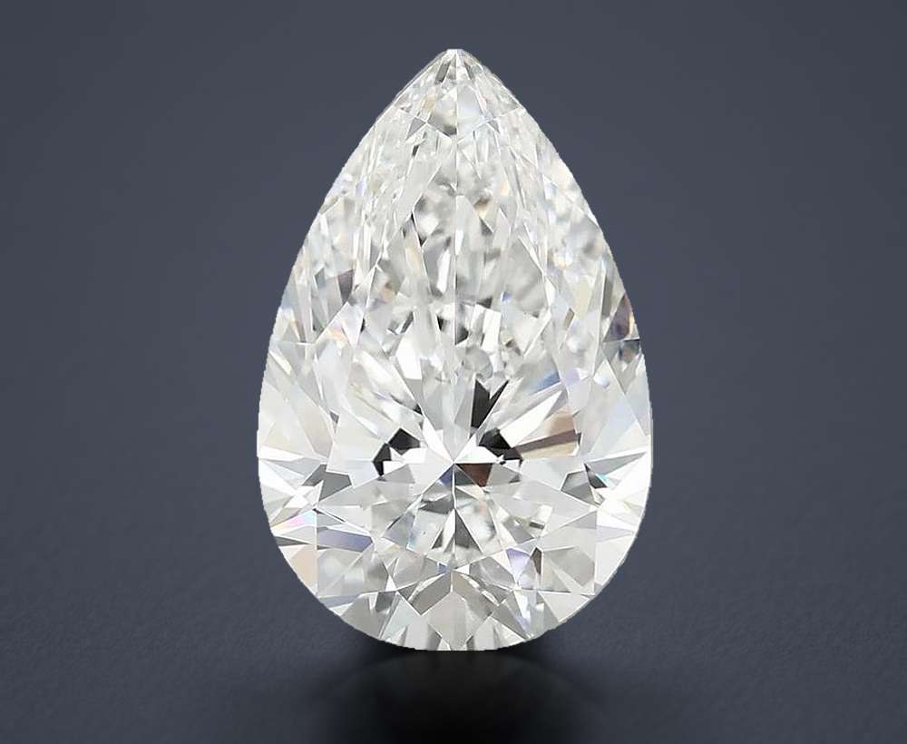 2.85 Carat Pear Lab Diamond