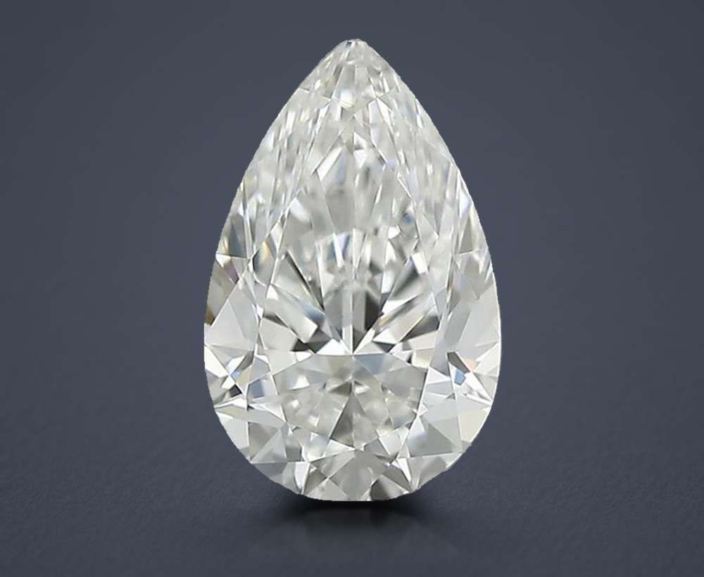 0.50 Carat Pear Natural Diamond