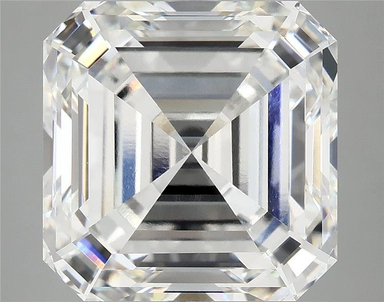 10.13ct F VVS2 Excellent Cut Asscher Lab Grown Diamond