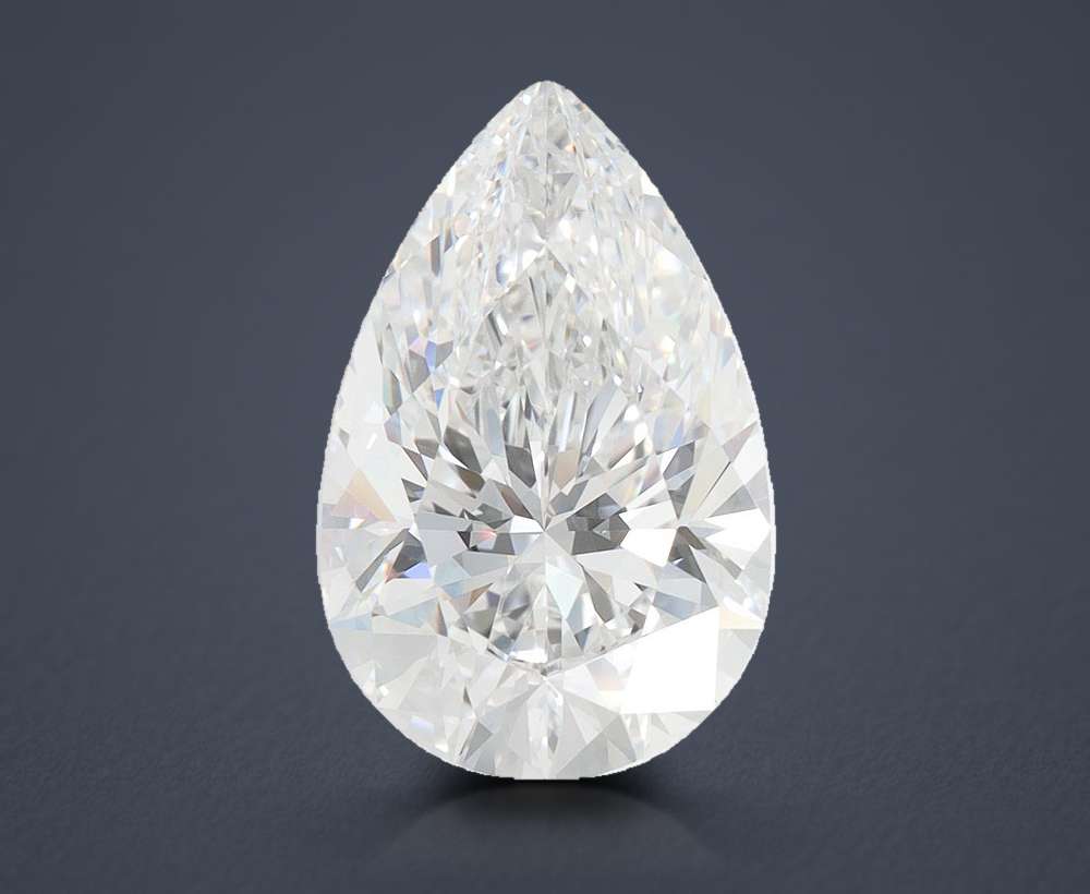 5.02 Carat Pear Lab Diamond