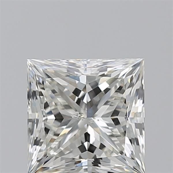1.71ct H SI1 Rare Carat Ideal Cut Princess Diamond