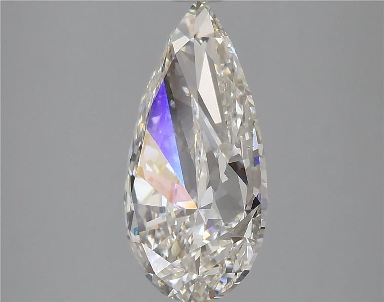 4.03ct H VS2 Rare Carat Ideal Cut Pear Lab Grown Diamond