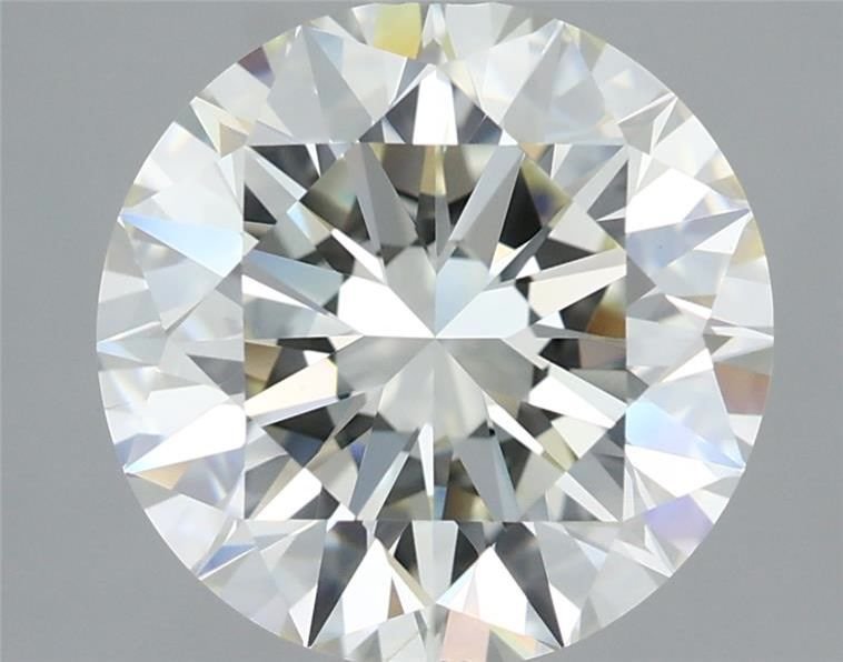 4.58ct K VS2 Rare Carat Ideal Cut Round Diamond