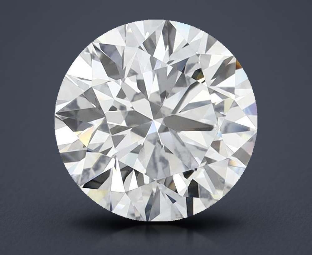 3.77 Carat Round Lab Diamond