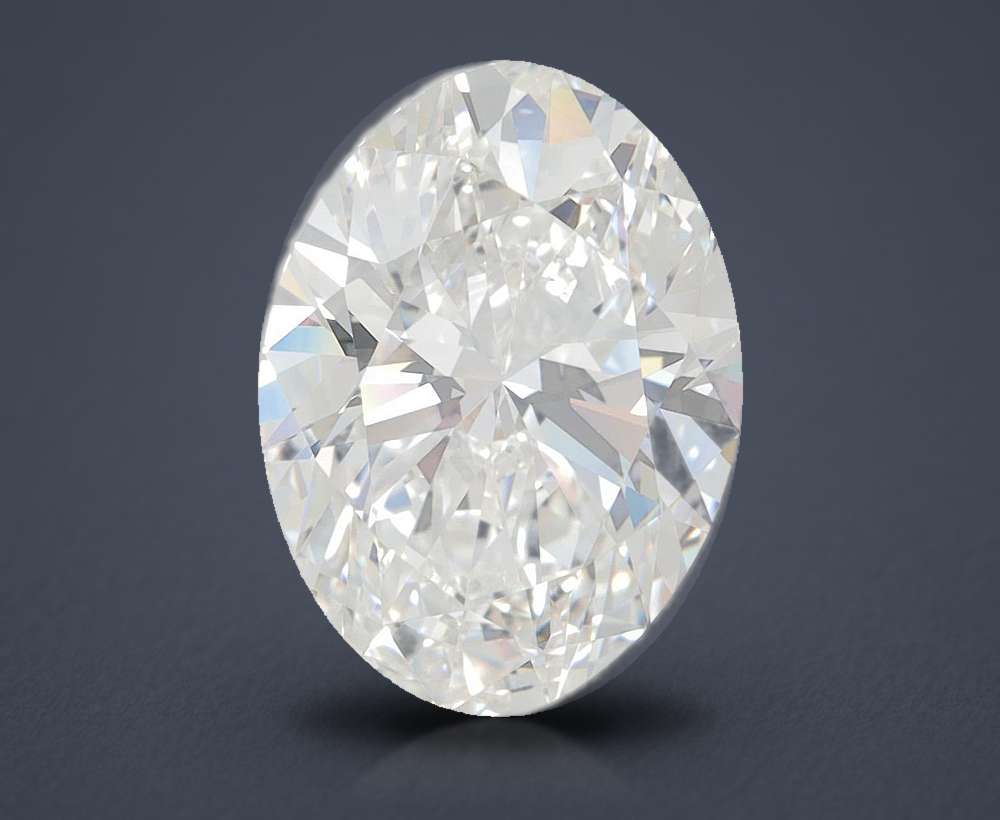 5.76 Carat Oval Lab Diamond