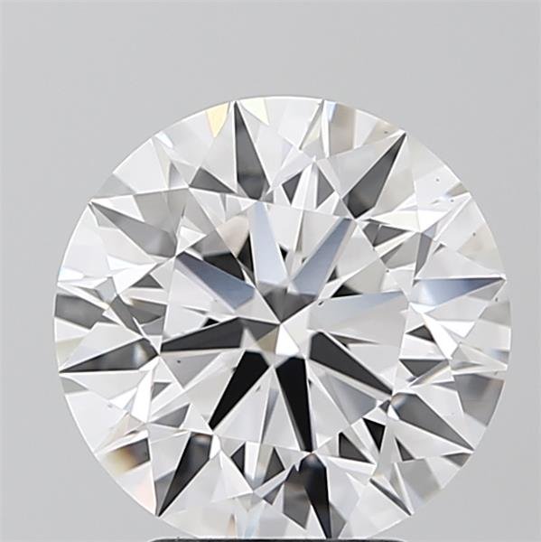 3.13ct D VS2 Rare Carat Ideal Cut Round Lab Grown Diamond