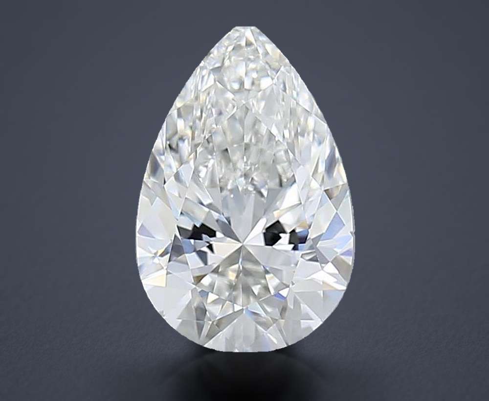 1.54 Carat Pear Lab Diamond