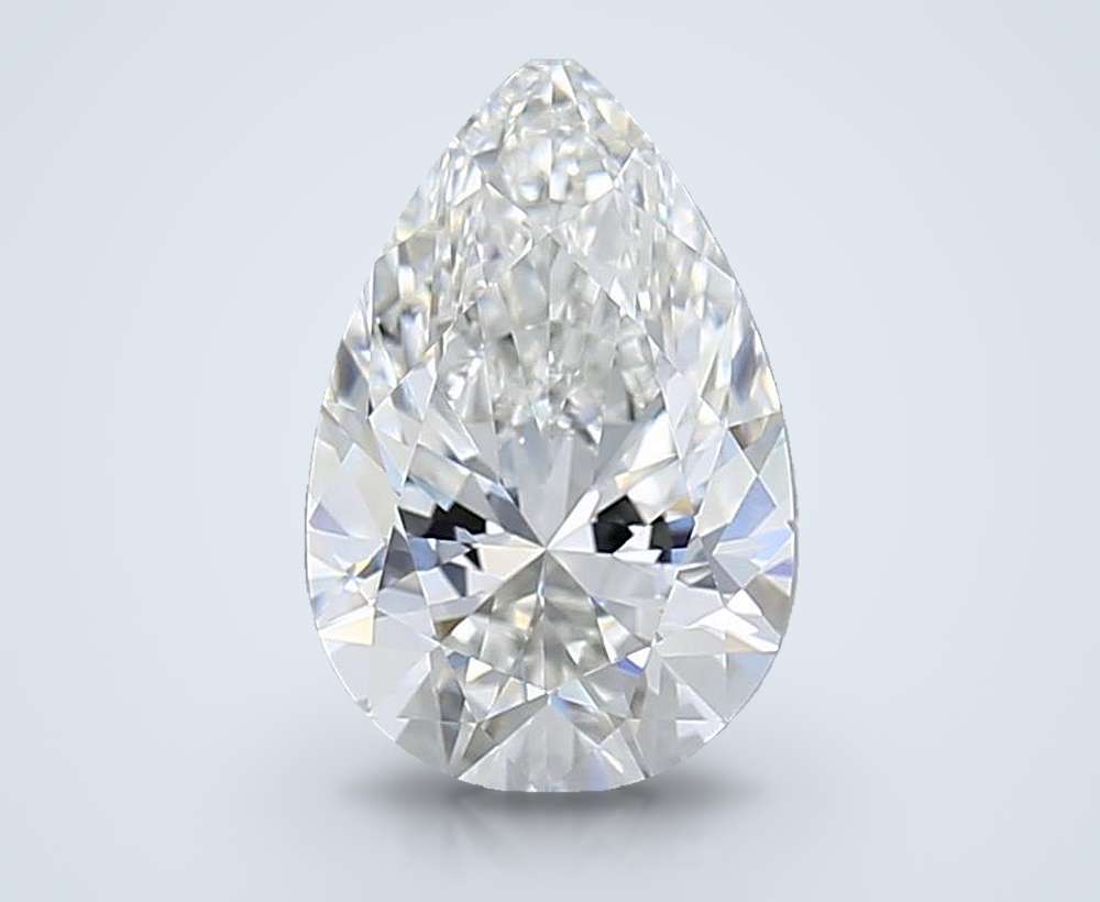 1.54 Carat Pear Lab Diamond
