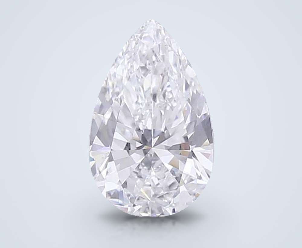 2.87 Carat Pear Lab Diamond