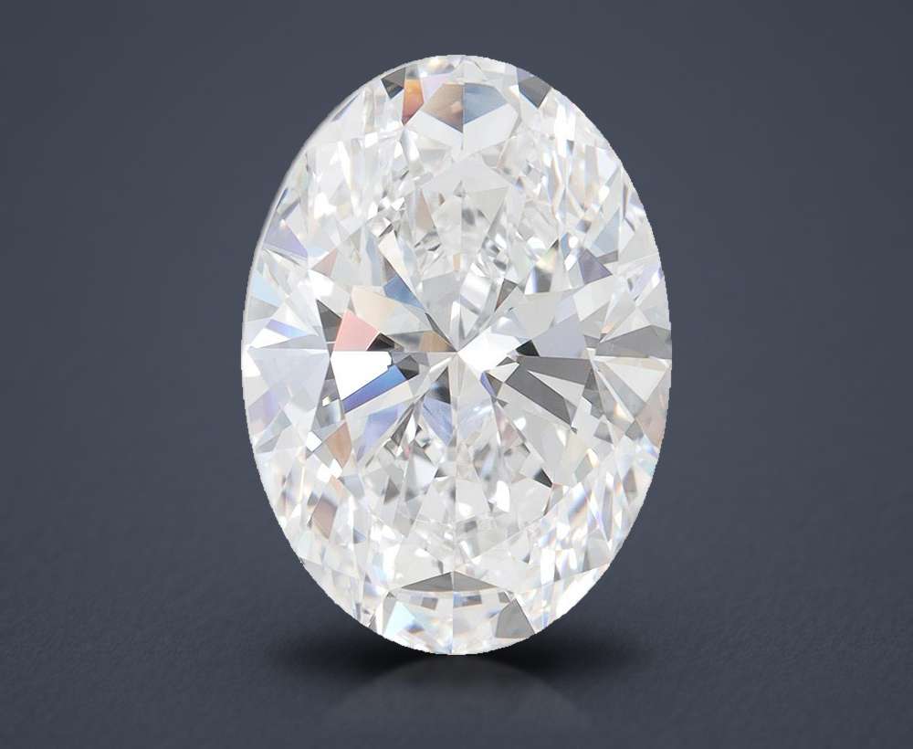 6.09 Carat Oval Lab Diamond