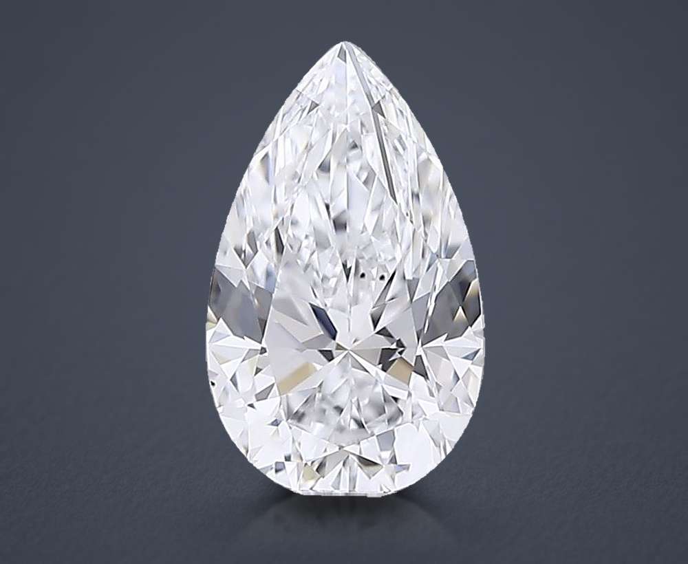 0.67 Carat Pear Lab Diamond