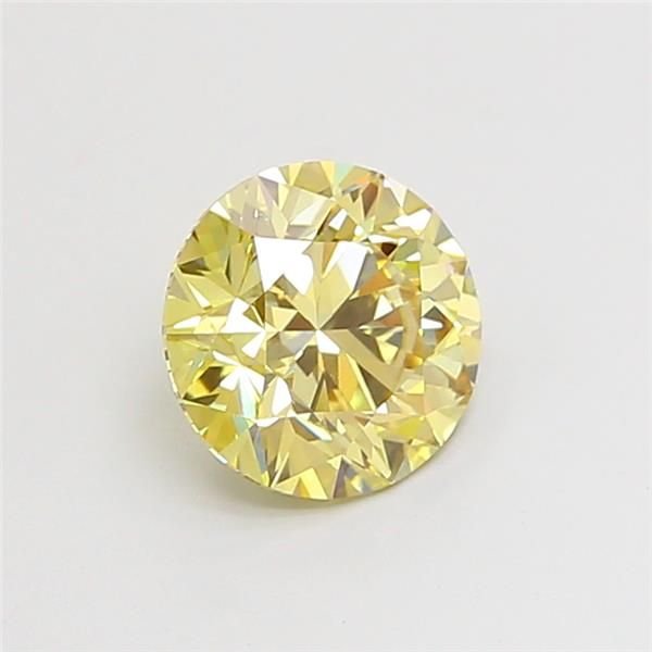 1.50 Ct. Fancy Light Yellow Round Lab Diamond