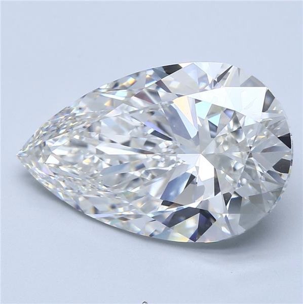 9.19ct G VS1 Rare Carat Ideal Cut Pear Lab Grown Diamond