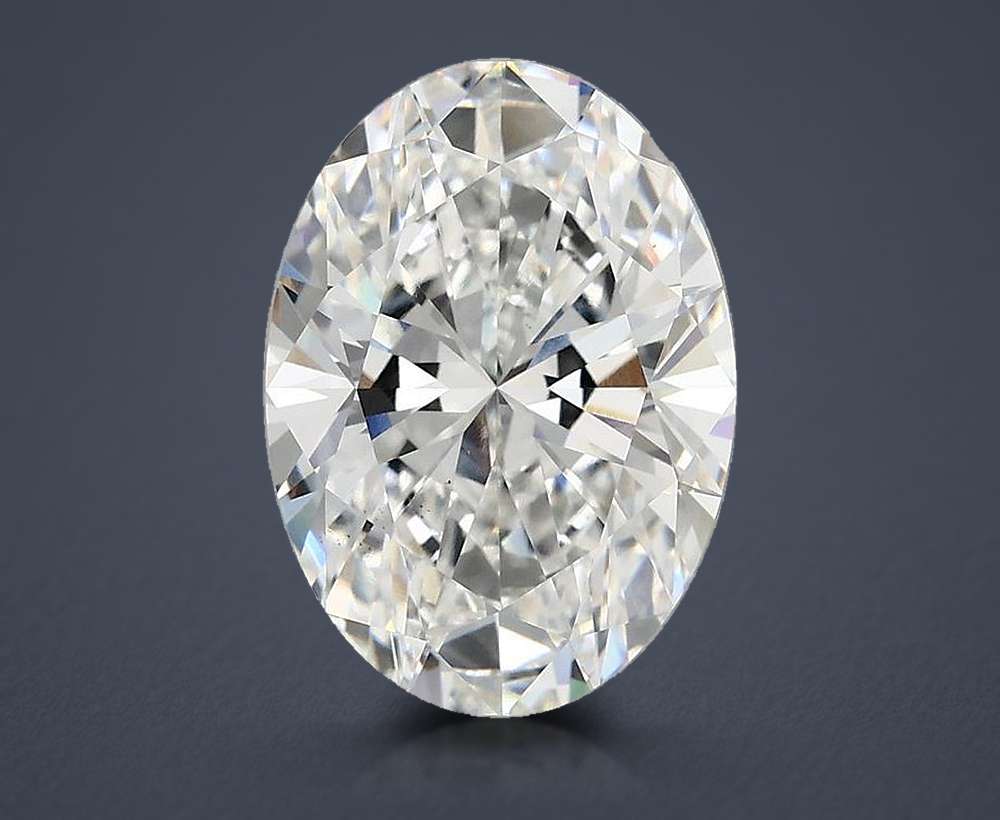 3.90 Carat Oval Lab Diamond
