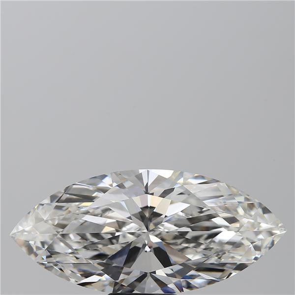8.13ct F VVS2 Rare Carat Ideal Cut Marquise Lab Grown Diamond