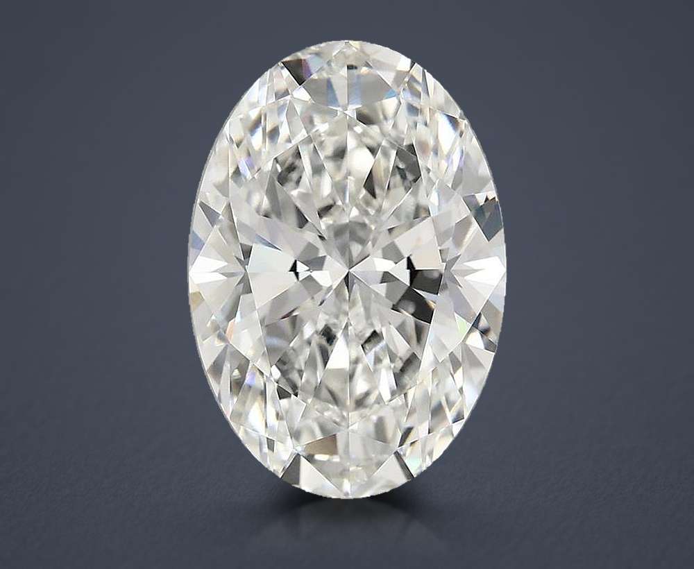 4.00 Carat Oval Lab Diamond