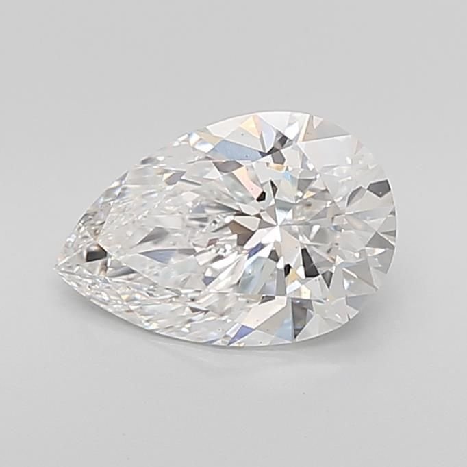 2.54ct E VS2 Rare Carat Ideal Cut Pear Lab Grown Diamond