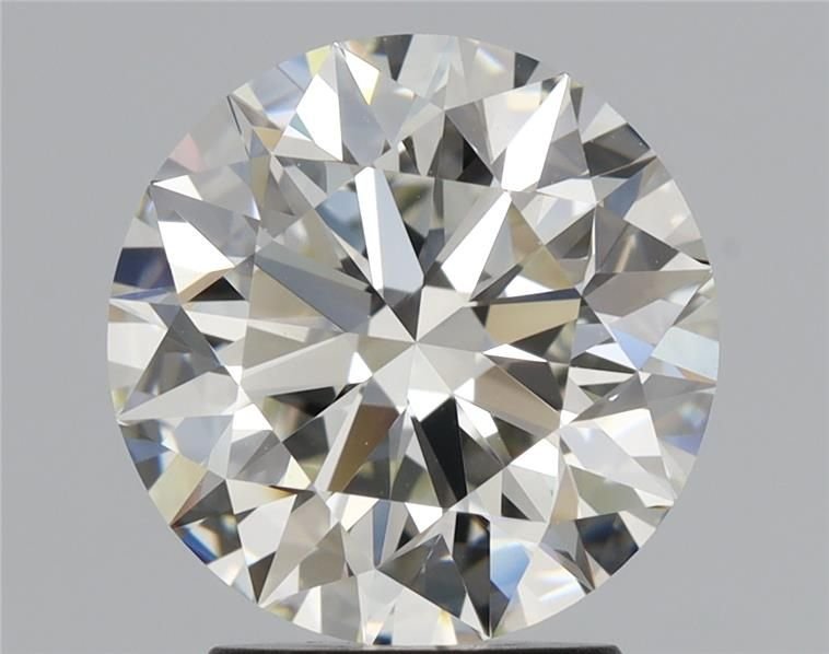 2.59ct J IF Excellent Cut Round Diamond