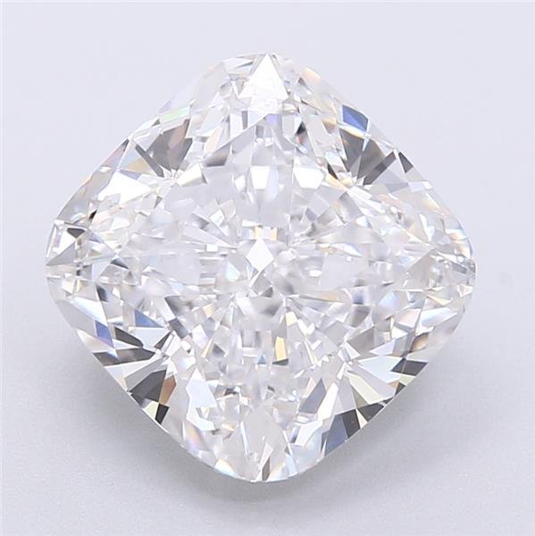 6.02ct E VVS2 Rare Carat Ideal Cut Cushion Lab Grown Diamond