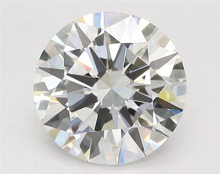 3.01ct E VVS2 Excellent Cut Round Lab Grown Diamond
