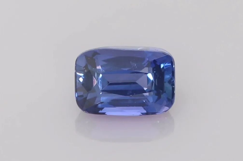 1.59 Carat Vivid Purple Cushion Sapphire