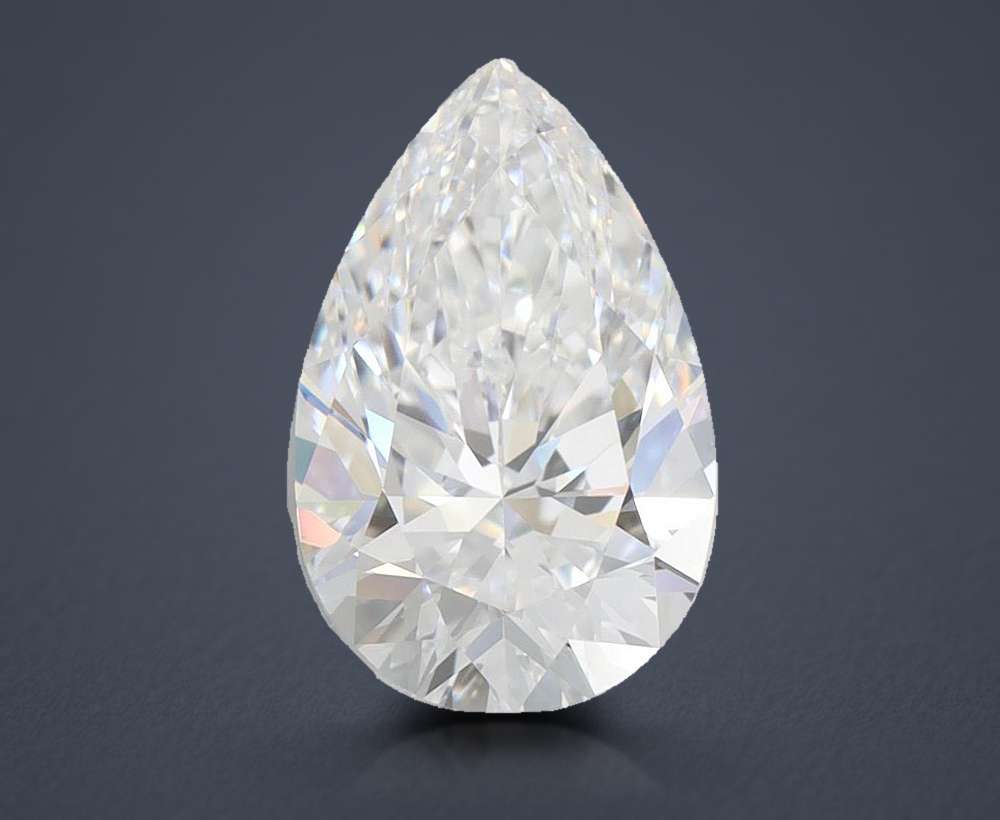 2.00 Carat Pear Lab Diamond