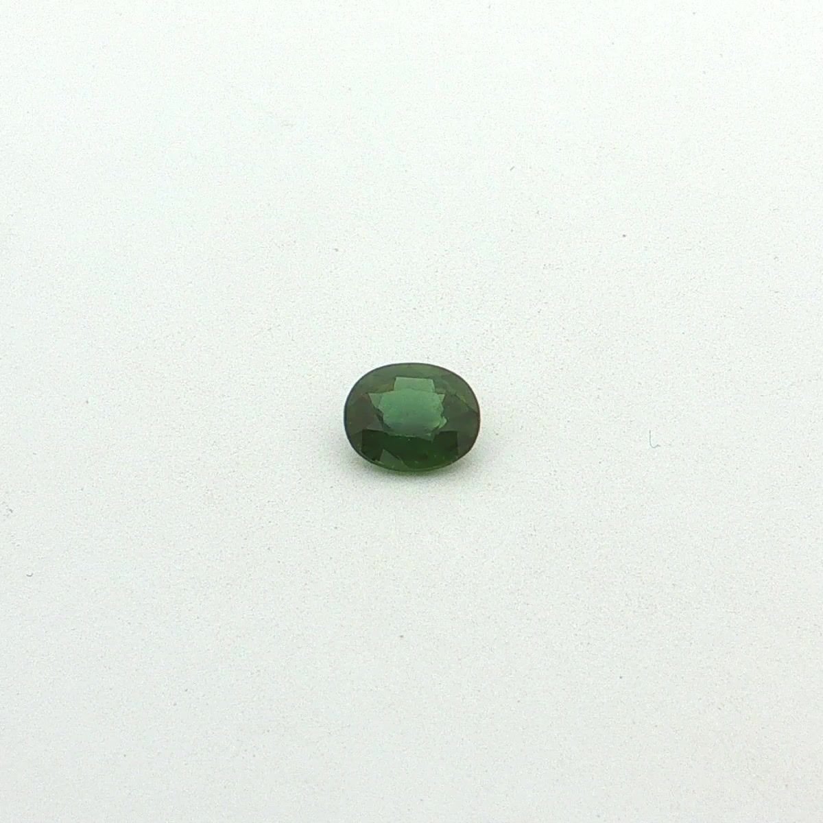 1.70 Carat Teal Oval Sapphire