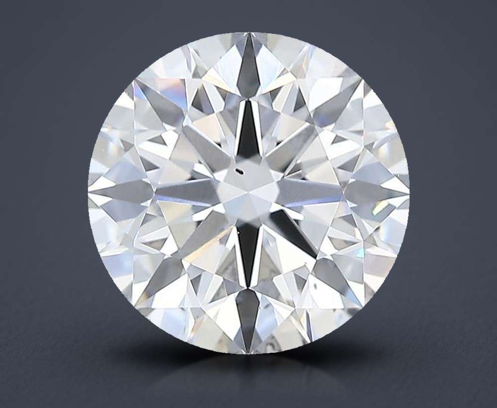3.33 Carat Round Lab Diamond