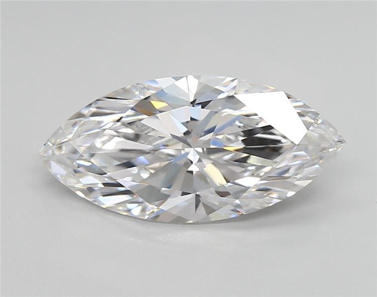 2.46ct E VVS1 Rare Carat Ideal Cut Marquise Lab Grown Diamond