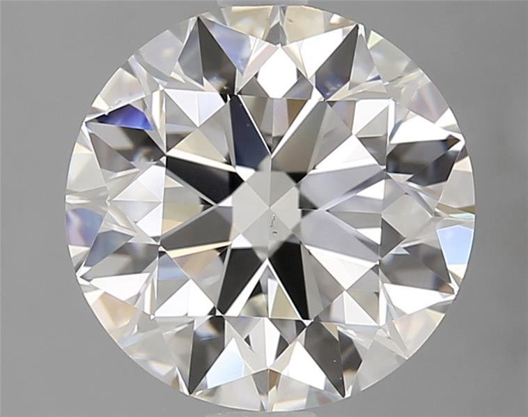 2.57ct J VS2 Rare Carat Ideal Cut Round Diamond