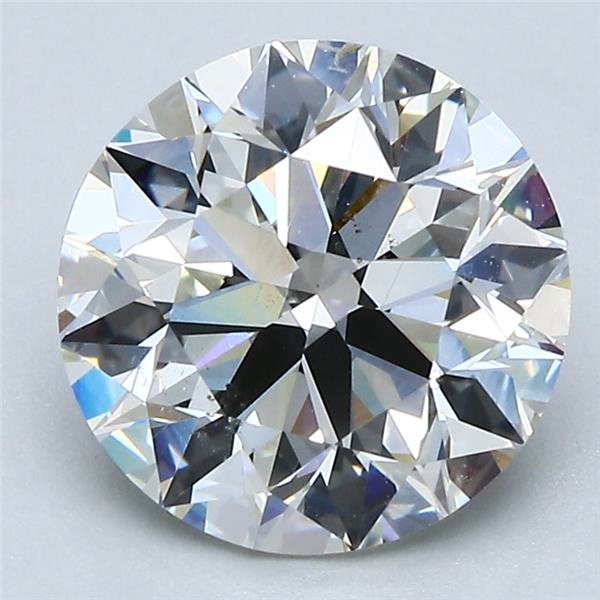 3.01ct I SI1 Excellent Cut Round Diamond