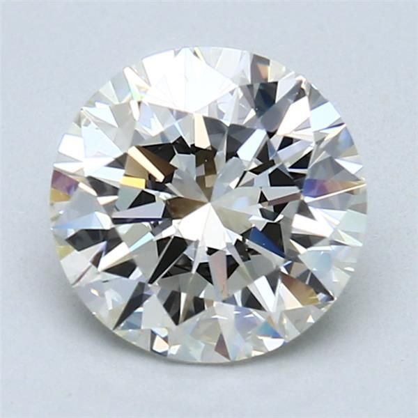 2.01ct I VS2 Rare Carat Ideal Cut Round Diamond