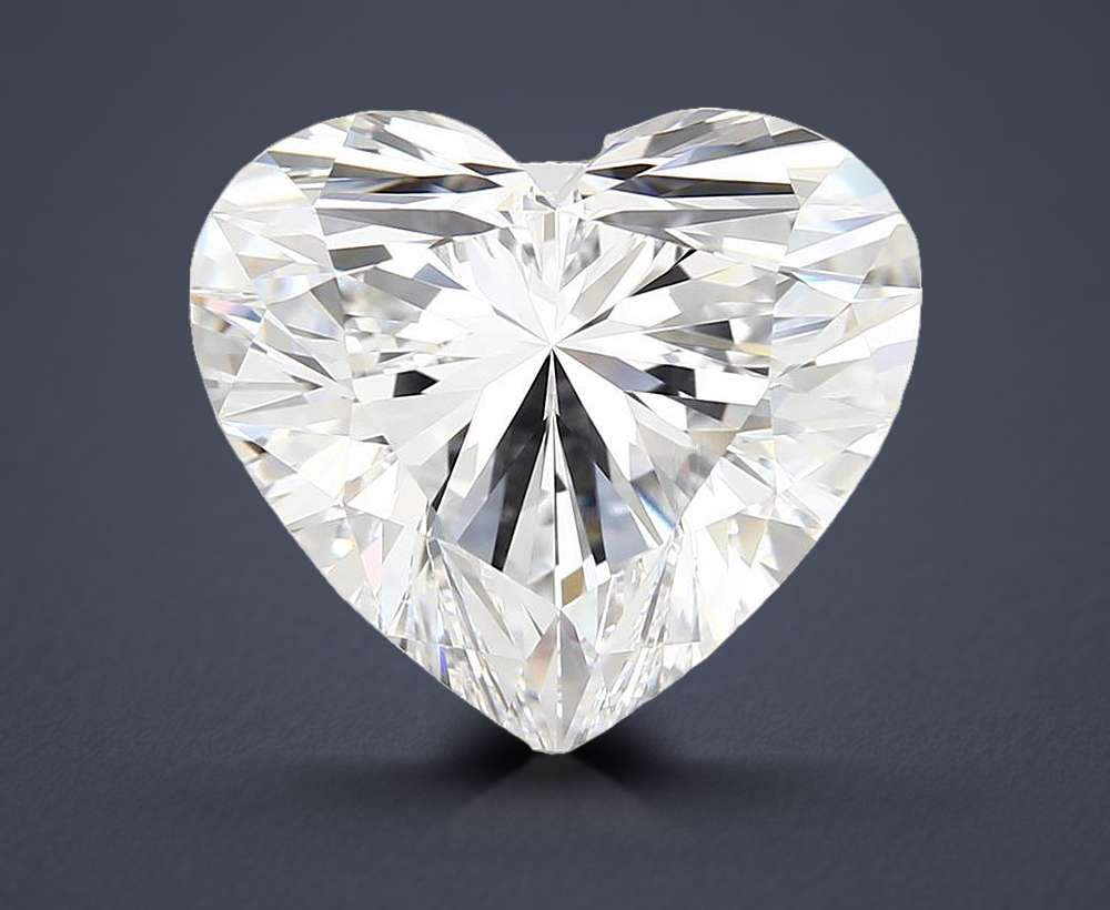 8.17 Carat Heart Natural Diamond