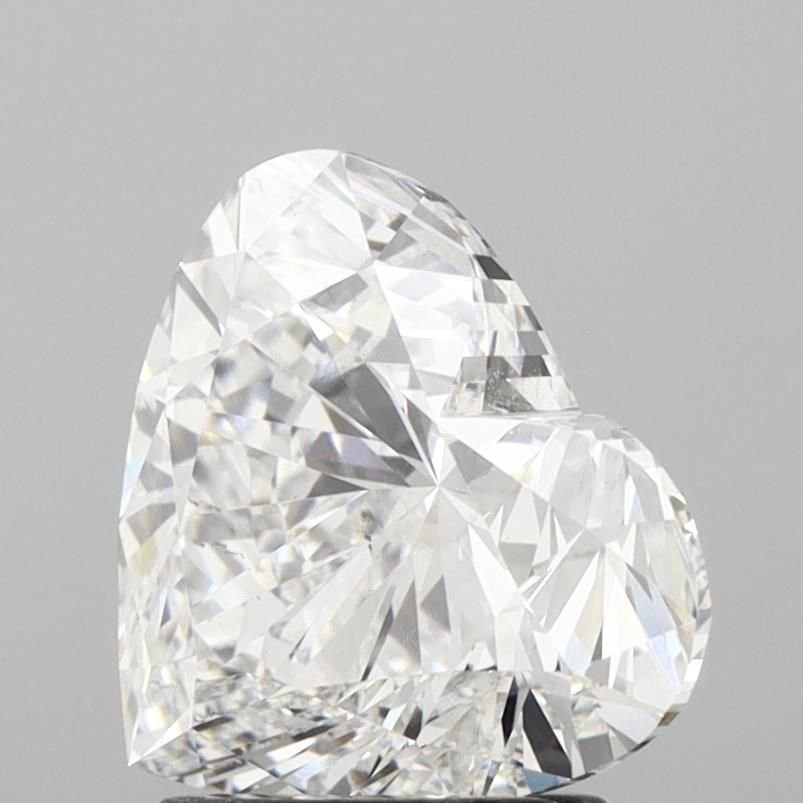 2.57ct E VS2 Rare Carat Ideal Cut Heart Lab Grown Diamond