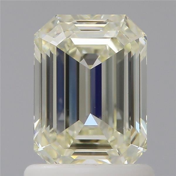 1.22ct K VVS2 Rare Carat Ideal Cut Emerald Diamond