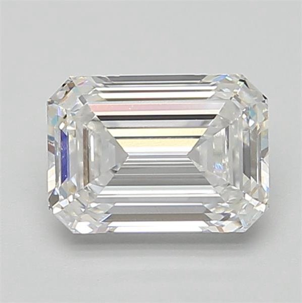 1.67ct E VS1 Rare Carat Ideal Cut Emerald Lab Grown Diamond