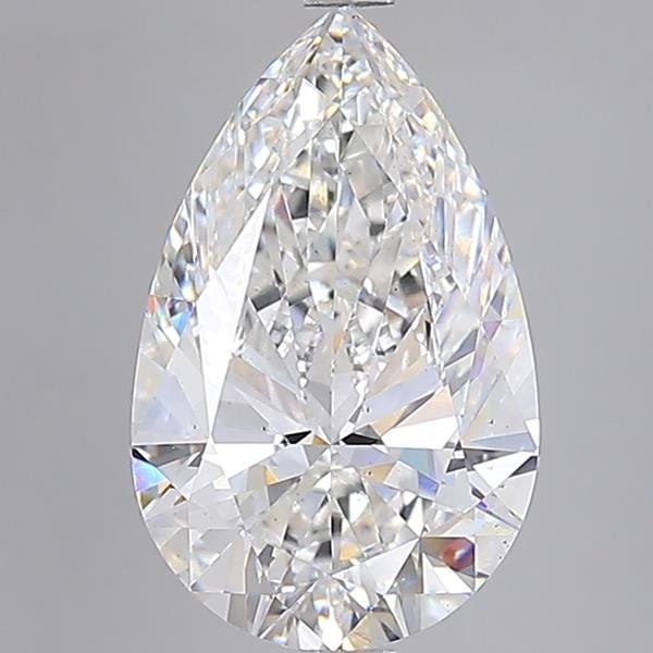 6.00 Carat Pear Lab Diamond